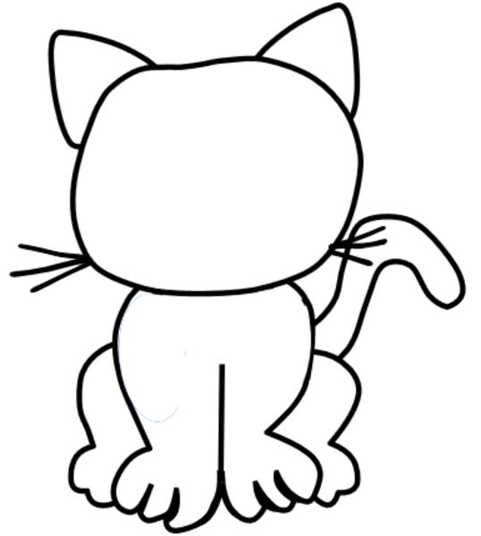 538x600 Cat Coloring Pages Easy Cats Coloring Pages Coloring Pages Www