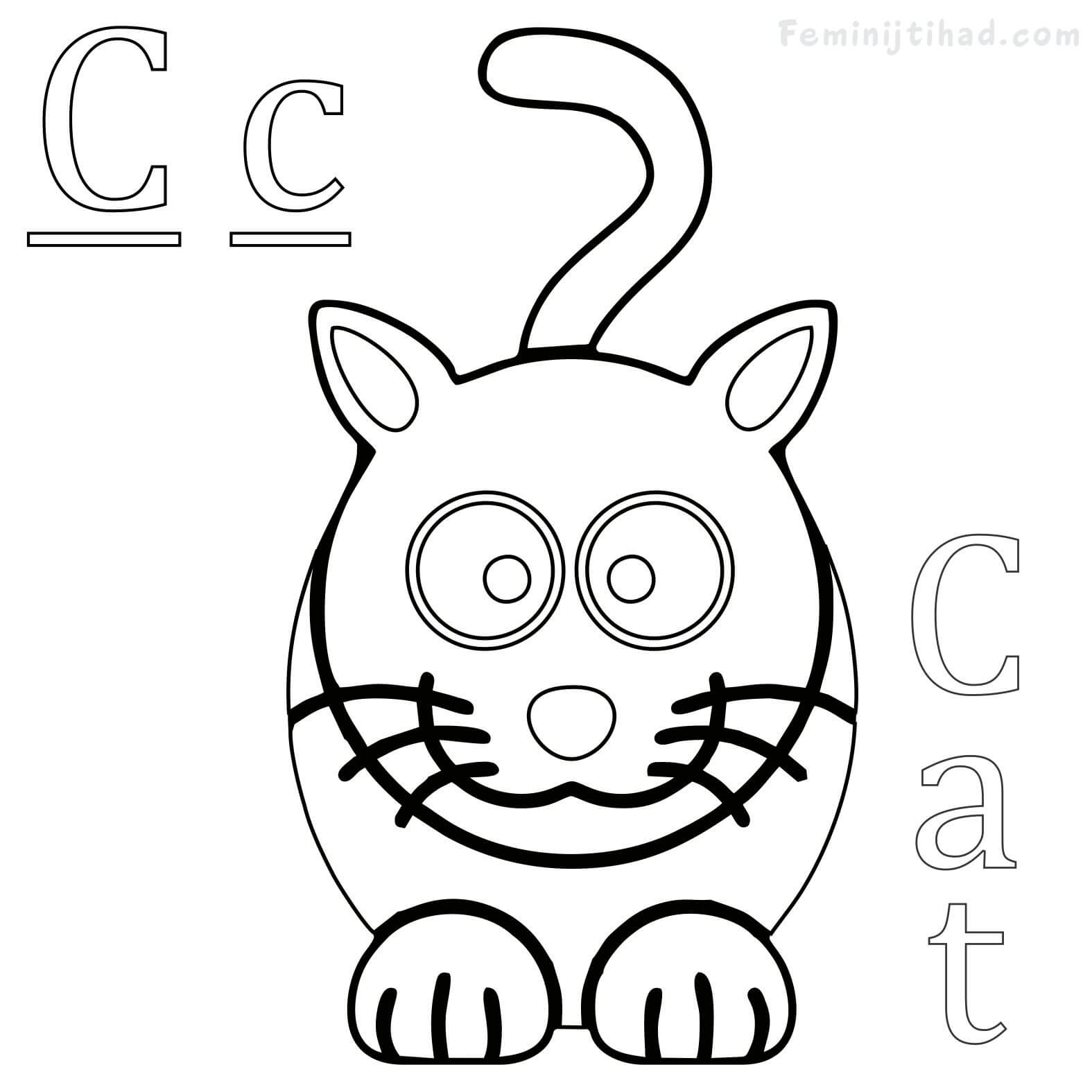 1575x1575 Cute Cat Coloring Pages Printable Coloring Pages For Kids