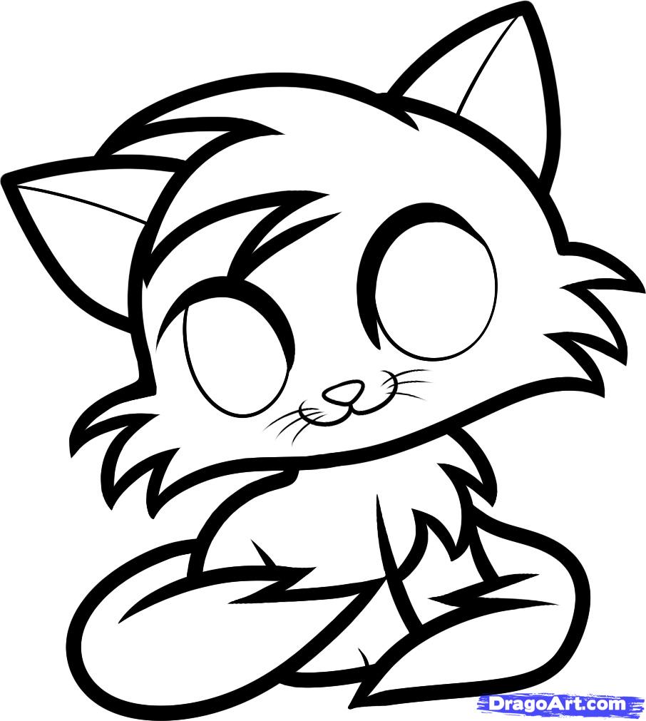 906x1011 How To Draw Tails Kitty, Tails Cat, Step By Step, Anime Characters