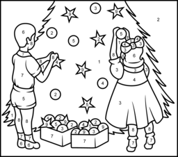 256x226 Christmas Coloring Online