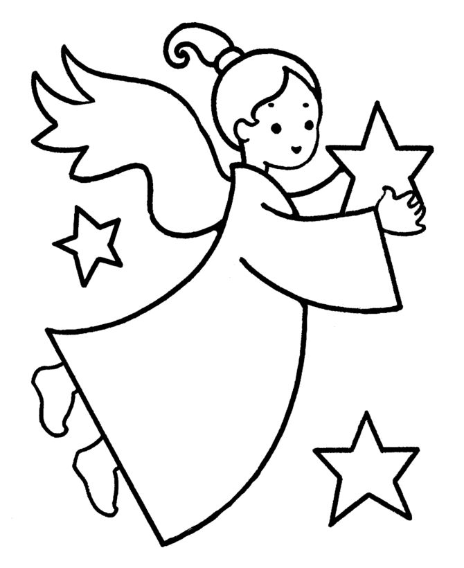 670x820 Simple Christmas Coloring Pages