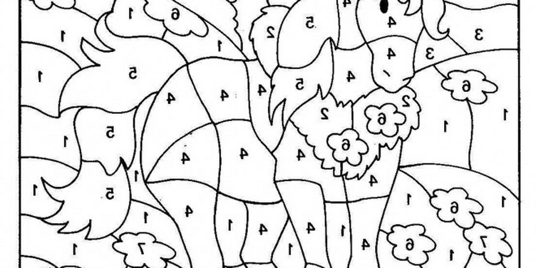 1048x524 Attractive Inspiration Ideas Color By Number Coloring Pages Page