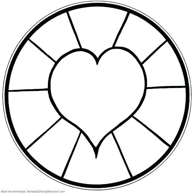 640x638 Easy Coloring Pages Simple Printable Coloring Pages Mandalas