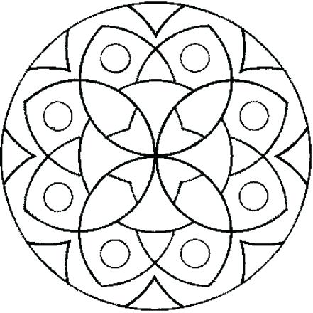 441x440 Easy Mandalas To Color Exciting Coloring Pages Mandala For Line