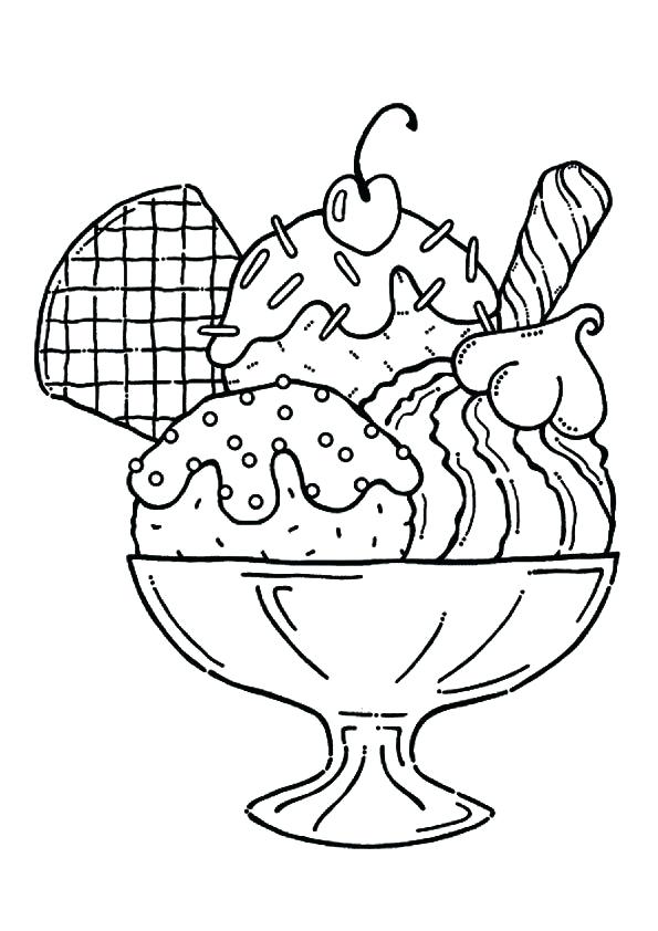 595x842 Coloring Pages For Girls Ice Cream Easy Printable In Pretty Page
