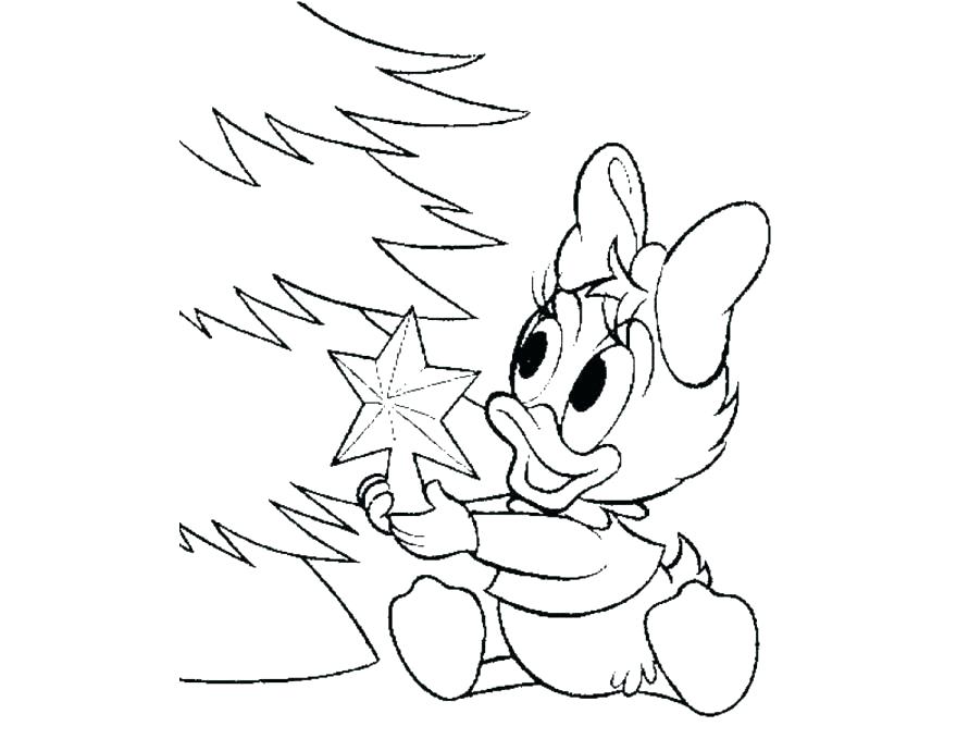 891x690 Easy Christmas Coloring Pages Coloring Pages Tree For Children