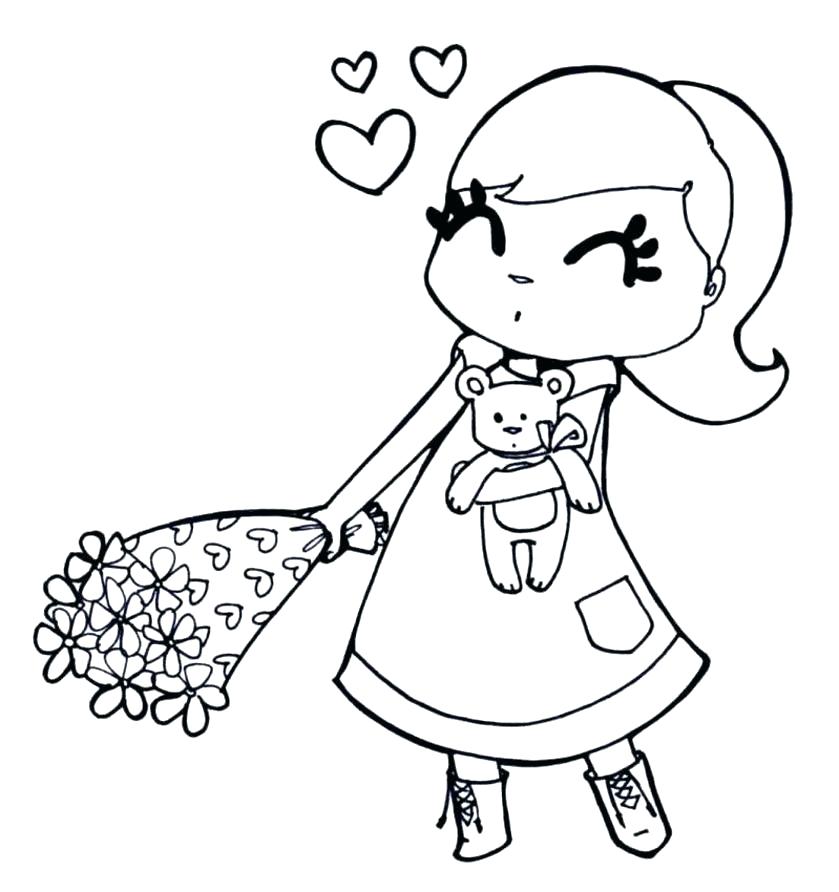 839x892 Girls Color Pages Easy Coloring Pages For Girls Kid Color Pages