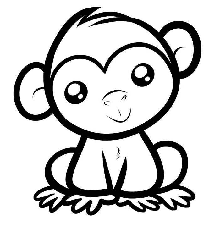 700x719 Cute Easy Coloring Pages Cute Ba Animals Coloring Pages Zoo Page