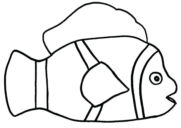 600x425 Clown Fish Coloring Page How To Draw A Clown Also How To Draw