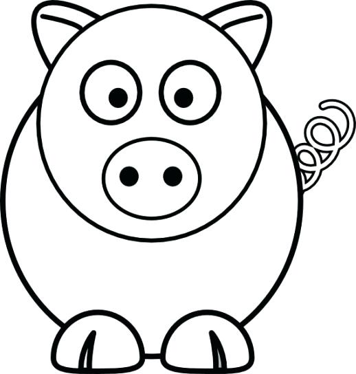518x544 Coloring Pages Draw Easy Animals Cute Easy Animals To Draw Cartoon