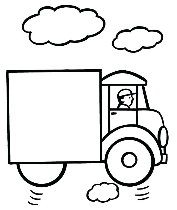 673x800 Easy Coloring Pages Easy Coloring Pages Truck Easy Mandala