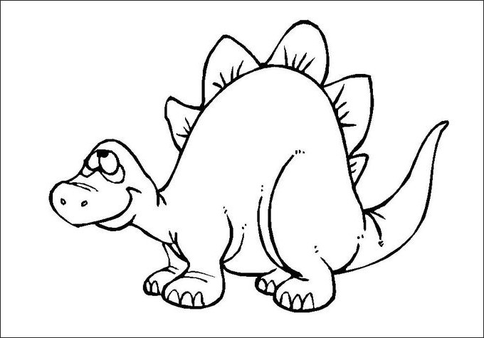 680x475 Coloring Page Templates Coloring Page Templates 25 Dinosaur