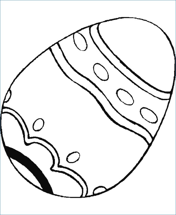 600x734 Preschool Cute Easter Bunny Coloring Pages
