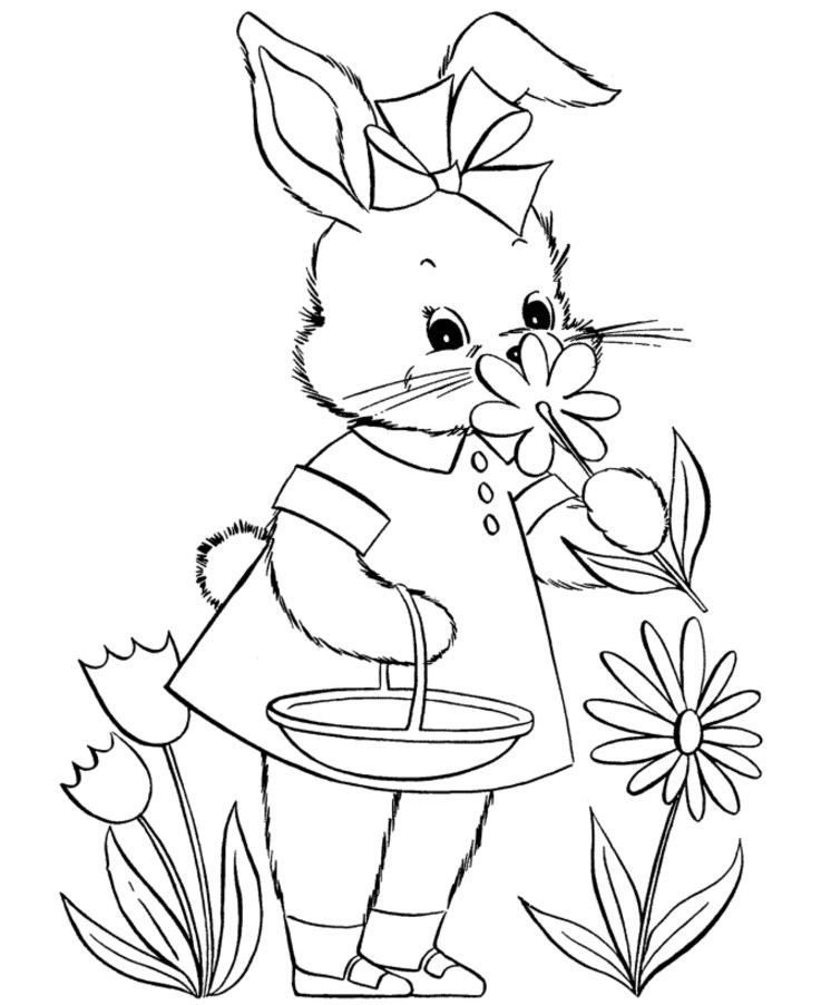 737x902 Rabbit Template