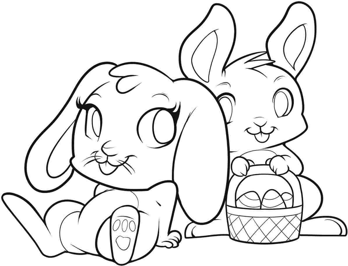 1194x914 Easy Easter Bunny Drawing New Awesome Coloring Page For Pages