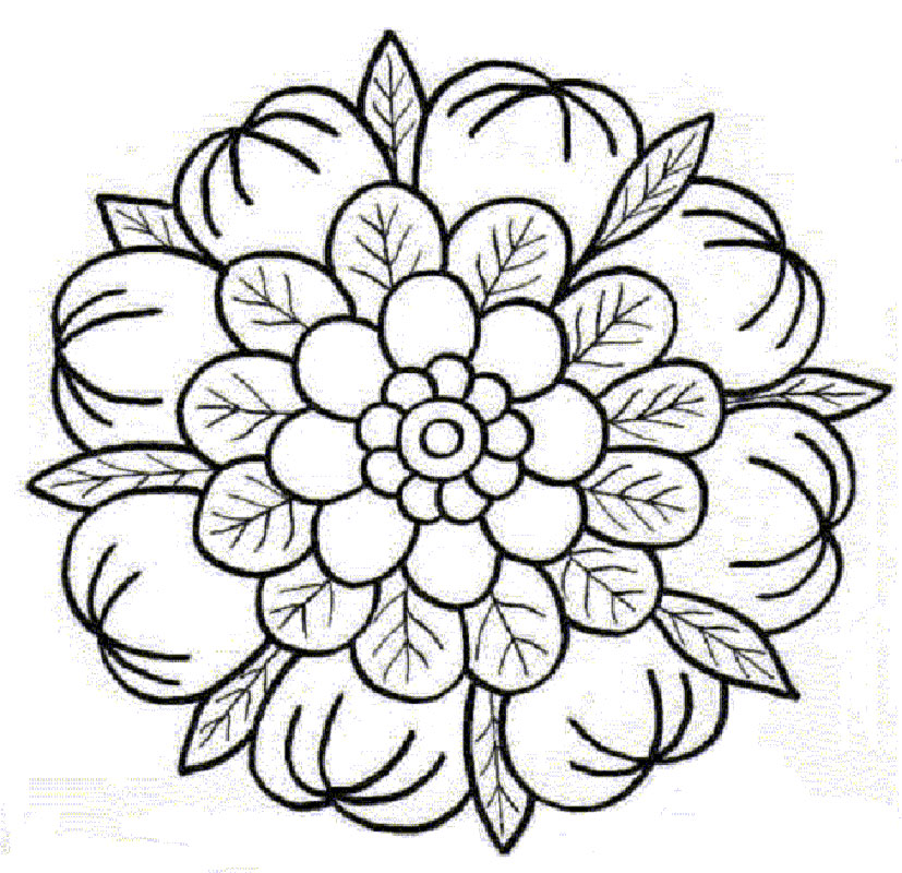 827x800 Top Lotus Flower Mandala Coloring Pages.jpg Colorings