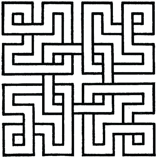 630x633 Easy Geometric Coloring Pages Easy Geometric Coloring Pages Easy