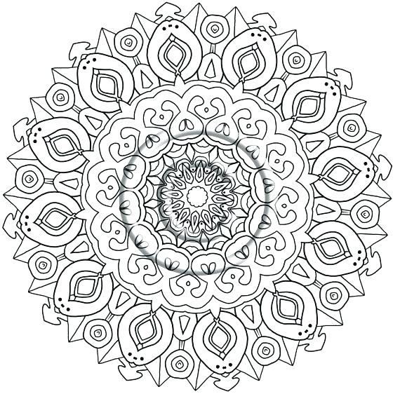 570x562 Coloring Pages Pdf Download As 3 4 N A Henna Easy
