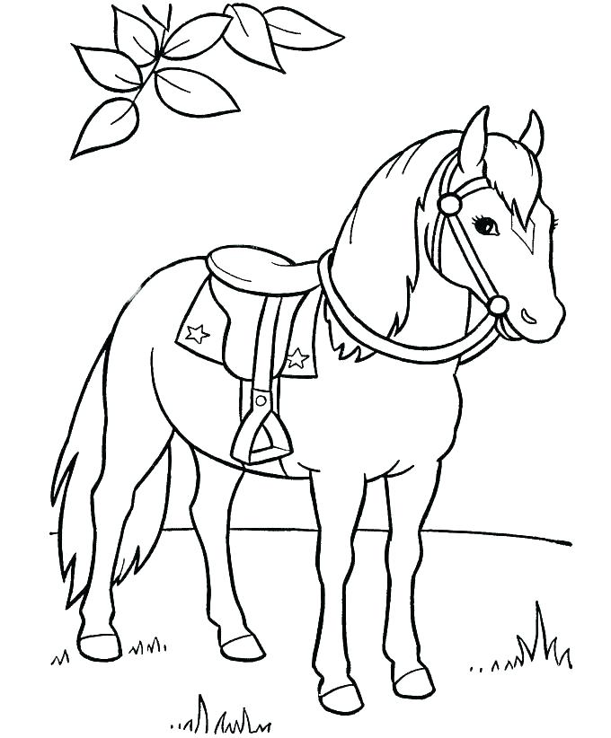 680x822 Carousel Horse Coloring Page