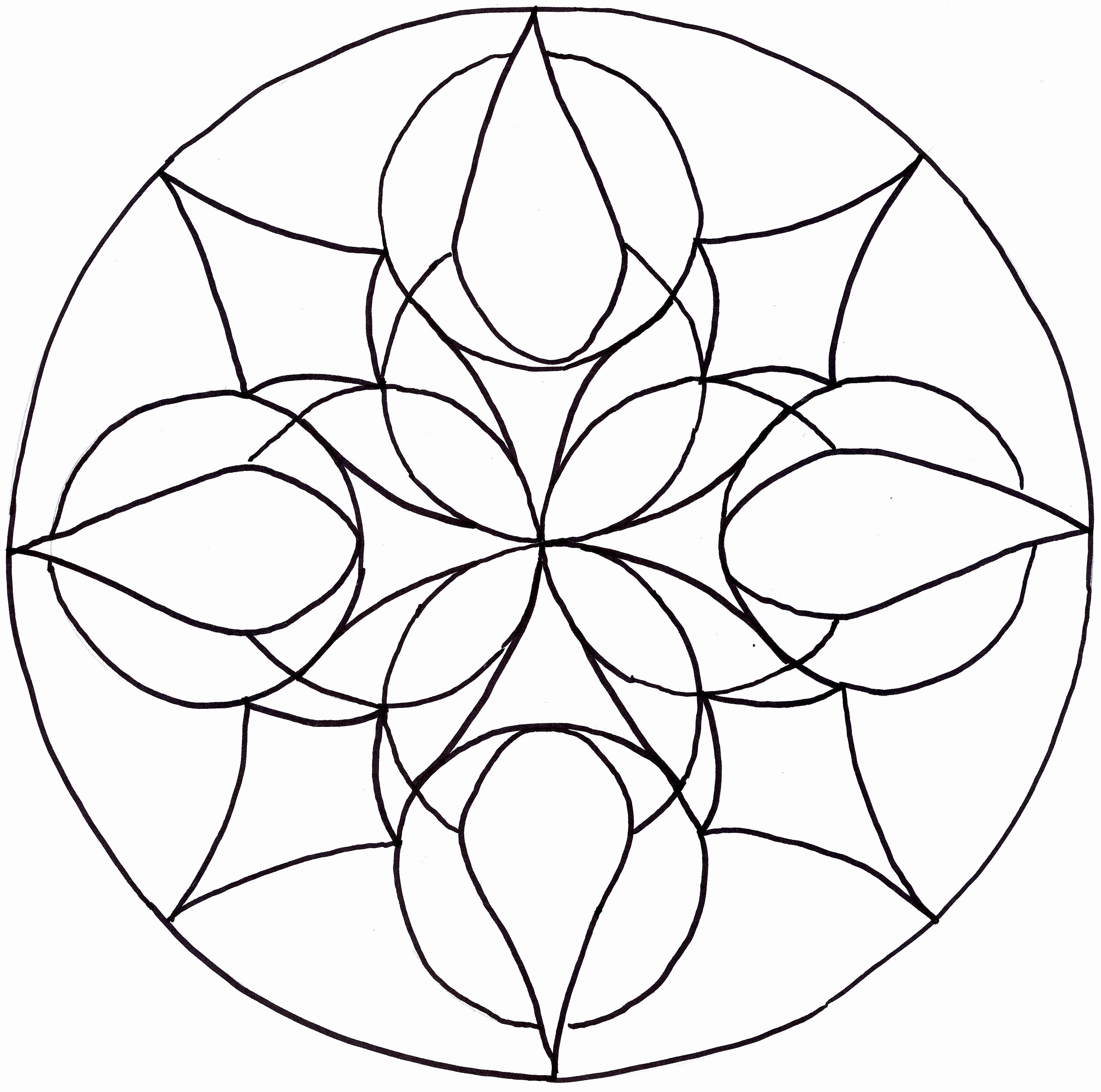 2426x2405 Easy Mandala Coloring Pages Lovely Mandala Drawing
