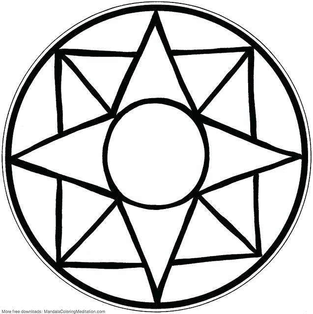 637x640 Inspirational Simple Mandala Coloring Pages And Easy Mandala