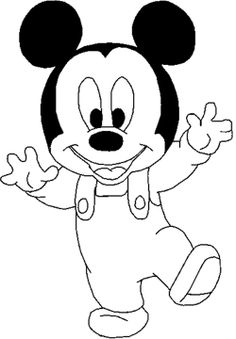 236x339 Baby disney coloring pages Mickey Mouse And Friends Coloring
