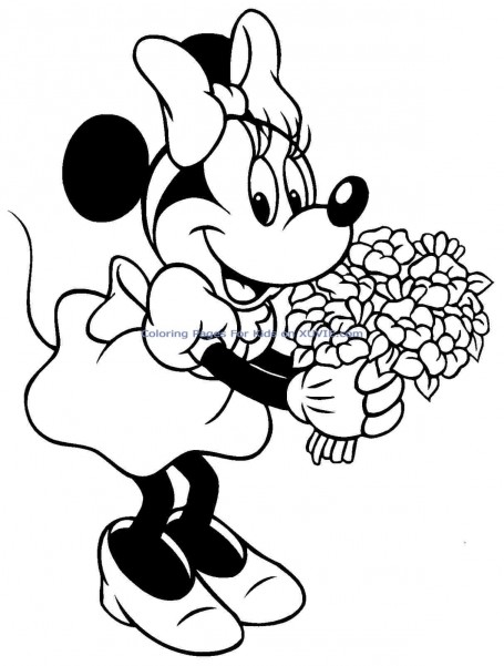 455x601 Minnie Mouse Coloring Pages Free 897 Cartoons Coloring