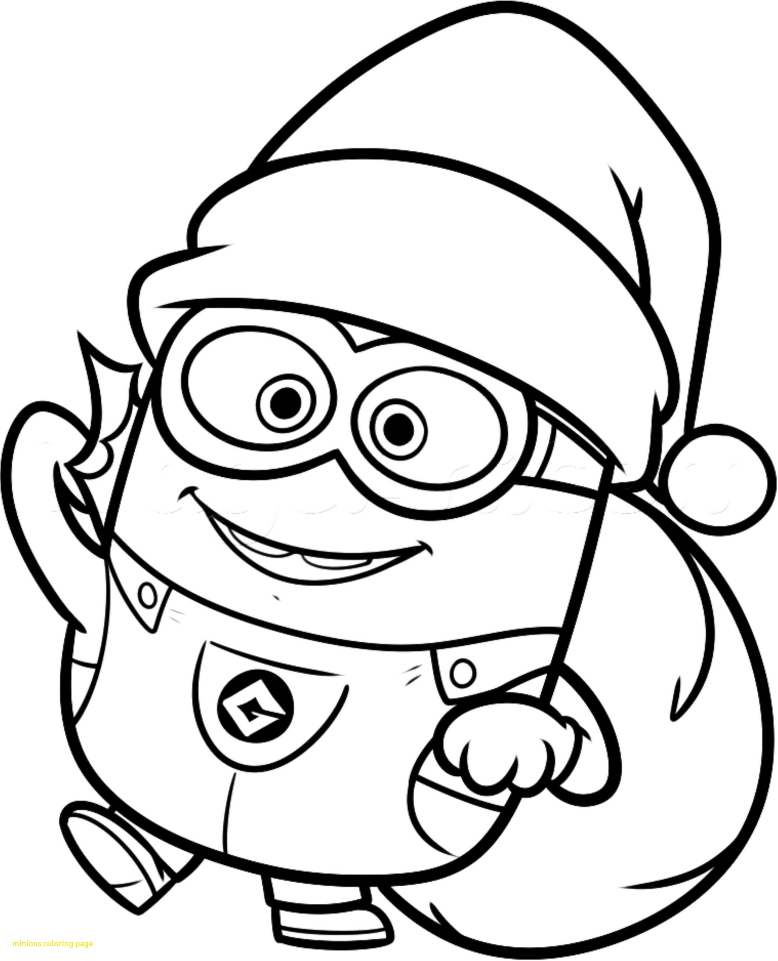 2550x3151 Minion Coloring Pages Easy