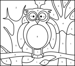 256x226 Owl Coloring Page. Printables. Apps For Kids.