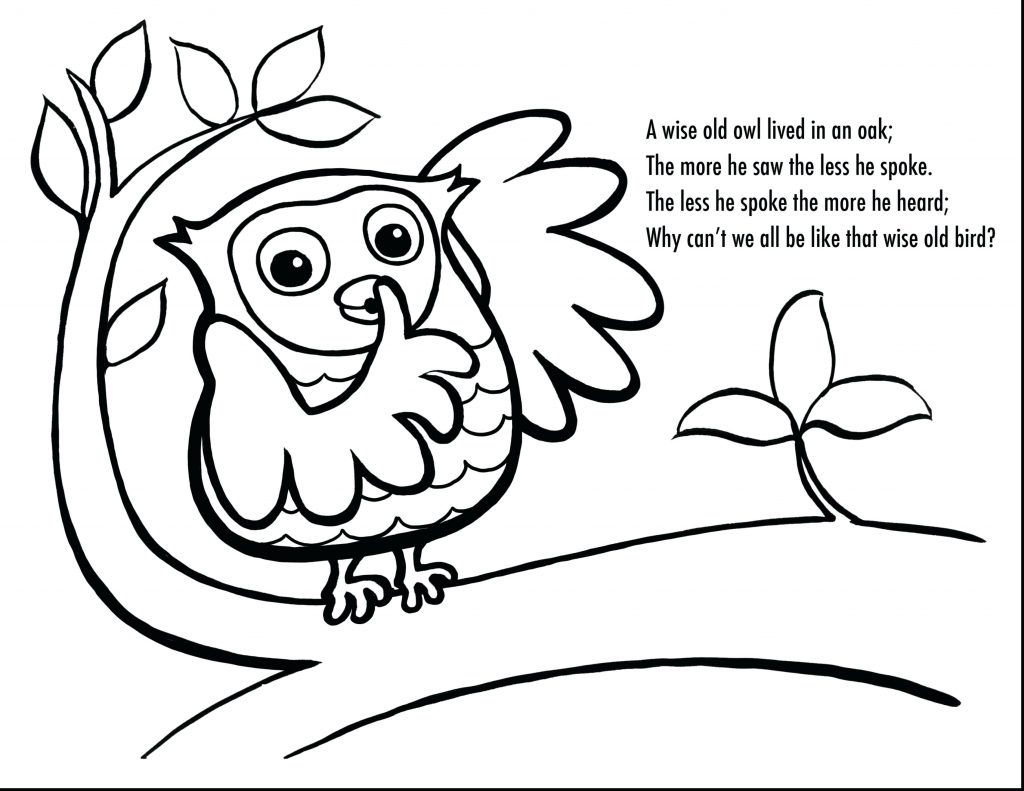 1024x791 Coloring Pages ~ Cute Owl Coloring Pages Easy For Kids Halloween