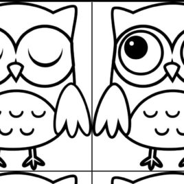 268x268 Cute Owl Coloring Pages Az Coloring Pages Easy Owl Coloring Page