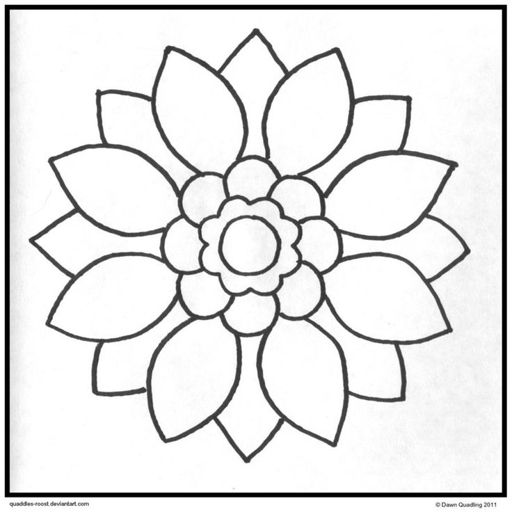736x736 Simple Mandala Coloring Pages Printable More Like