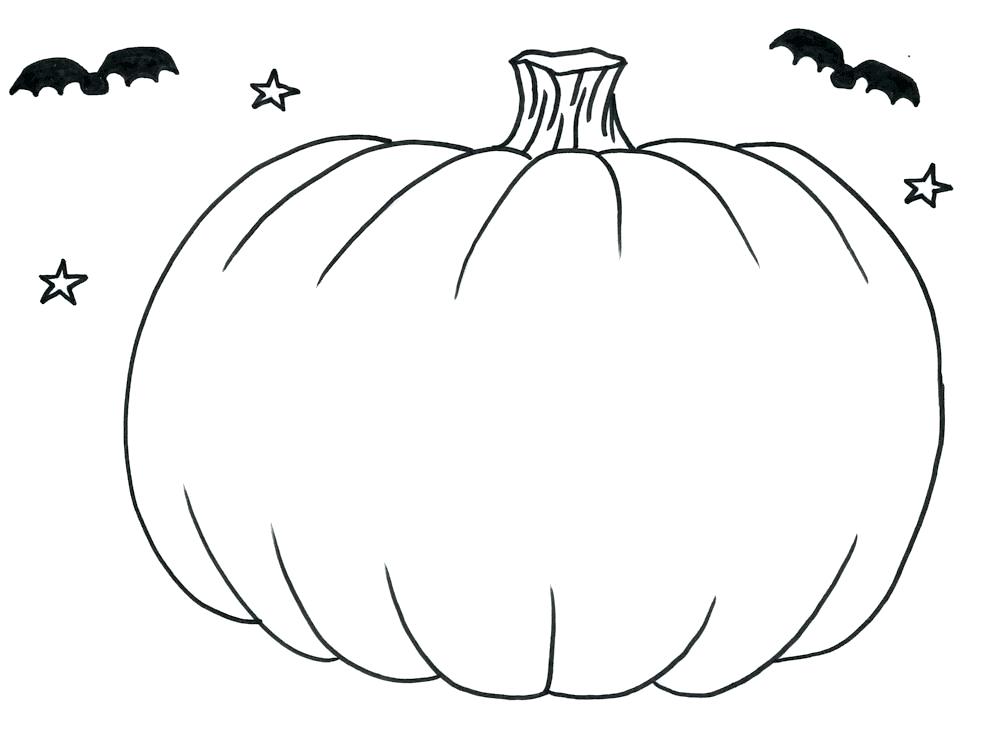 1000x735 Coloring Pages Pumpkin Free Printable Pumpkin Coloring Pages