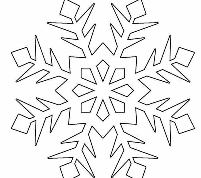 678x600 Snowflake Coloring Coloring Pages To Print Coloring Pages
