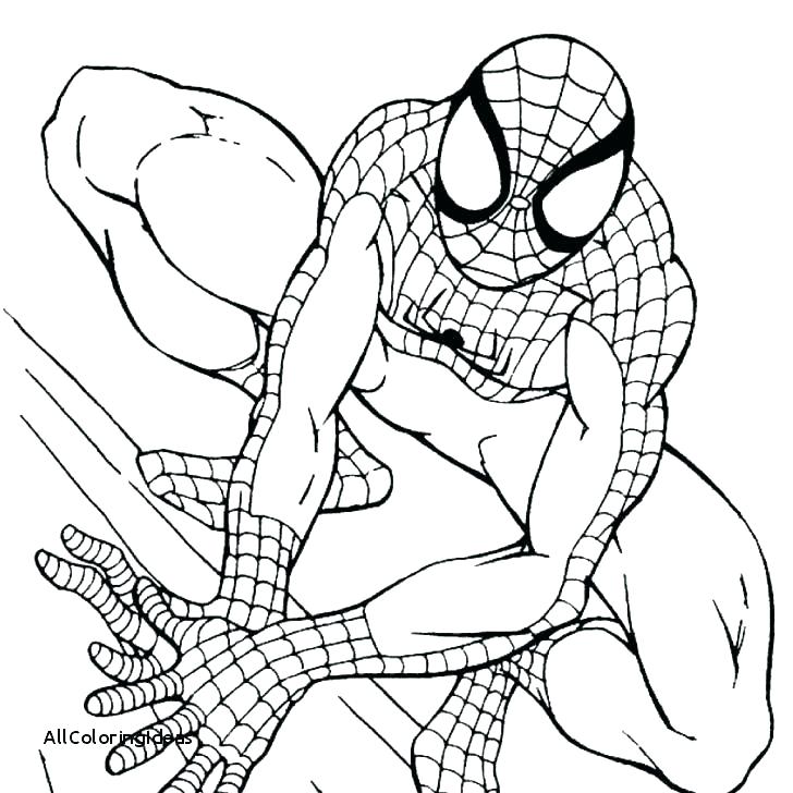 728x728 Spider Man Coloring Page Spiderman Colouring Pages Easy