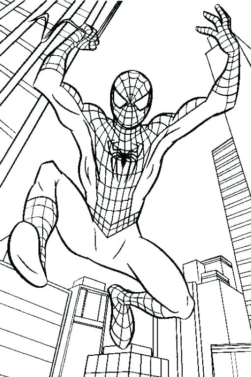 510x764 Spiderman Coloring Pages Coloring Sheets Coloring Pages Kids