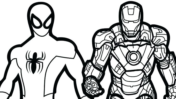 728x410 Iron Spider Coloring Pages Iron Spider Colouring Pages