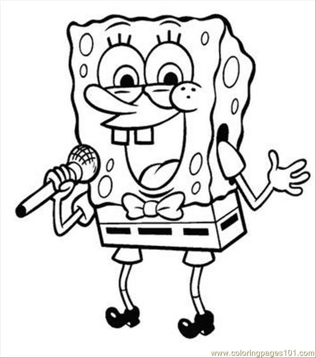 650x736 Easy Spongebob Coloring Pages Bgcentrum