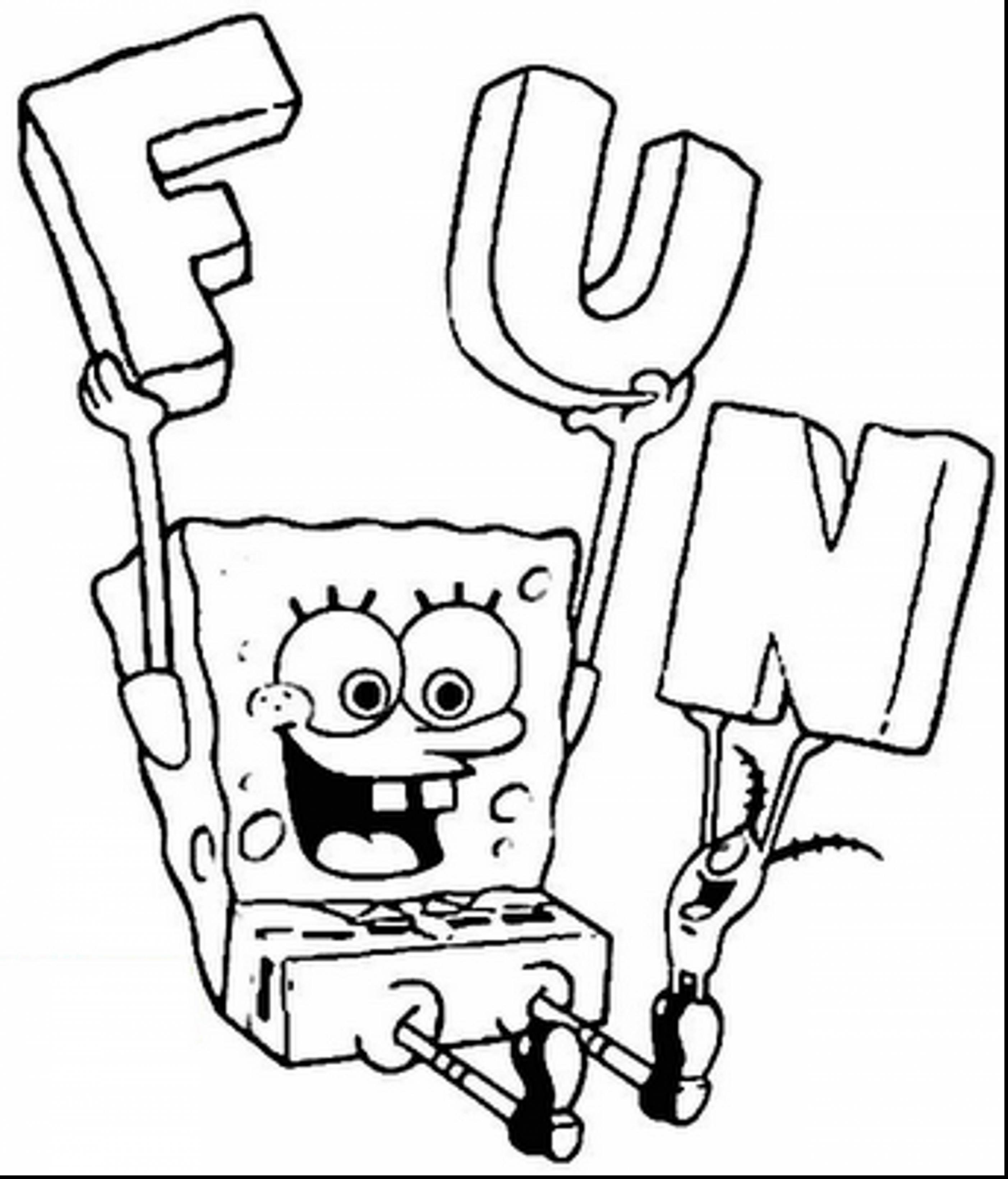 2805x3280 Easily Spongebob Printable Pictures Coloring Pages Copy Engaging