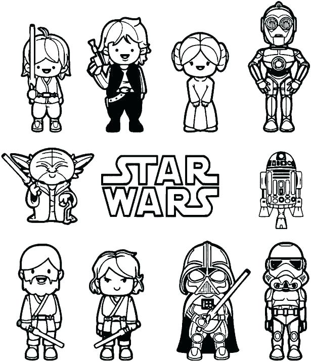 615x716 Star Wars Clone Wars Coloring Pages Free Printable Star Wars