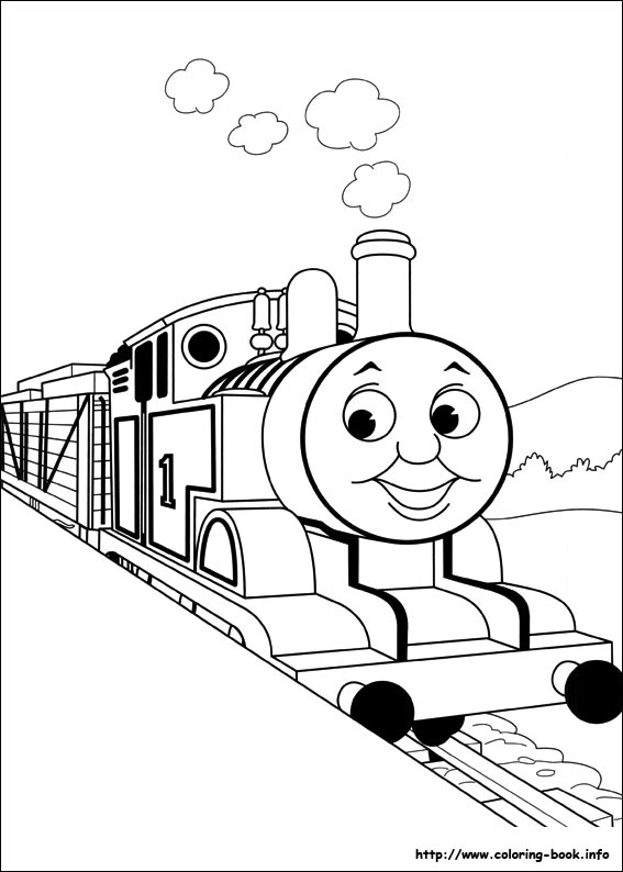 567x794 Easy Thomas The Train Drawing