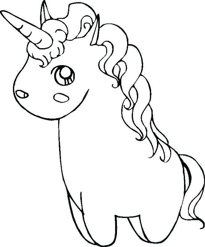 666x800 Easy Unicorn Coloring Page Together With Rainbow Unicorn Coloring