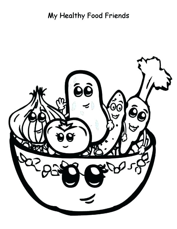 600x776 Healthy Eating Coloring Pages Healthy Eating Colouring Sheets
