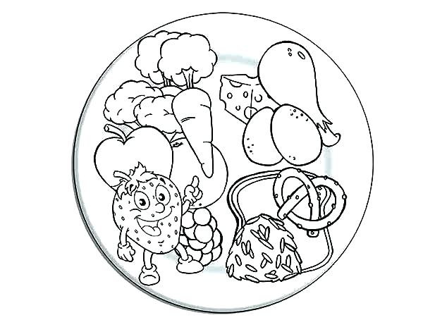 600x464 Printable Food Coloring Pages Printable Food Coloring Pages