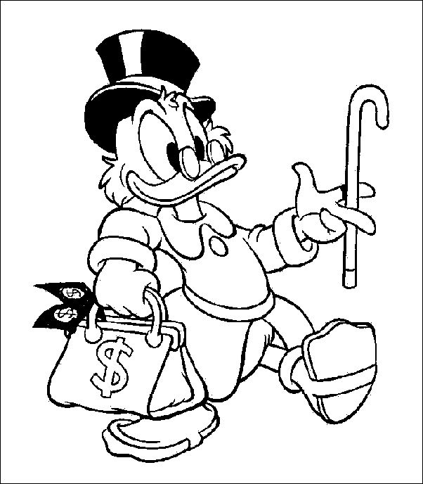 602x688 18 Best Scrooge Mcduck Coloring Pages Images
