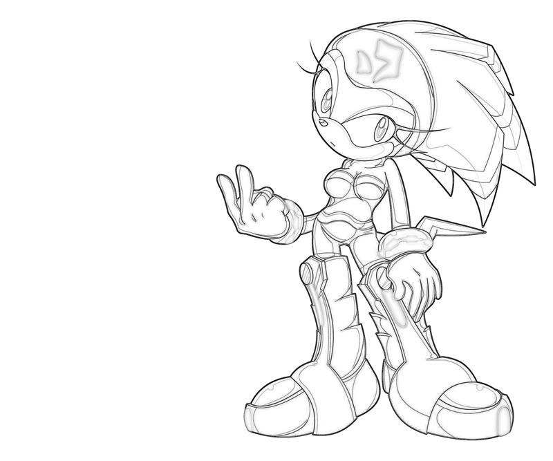 800x667 Shade The Echidna Character Lean Printing