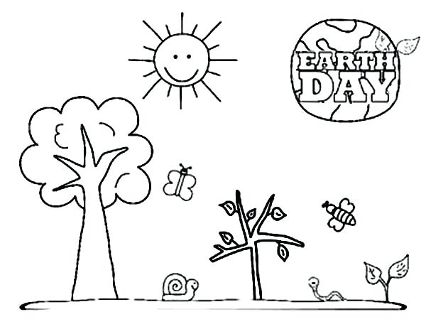 600x463 Earth Day Coloring Pages 2015 Page Free Printable And Ecology