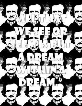 271x350 Edgar A. Poe Coloring Pages High School Or Middle School