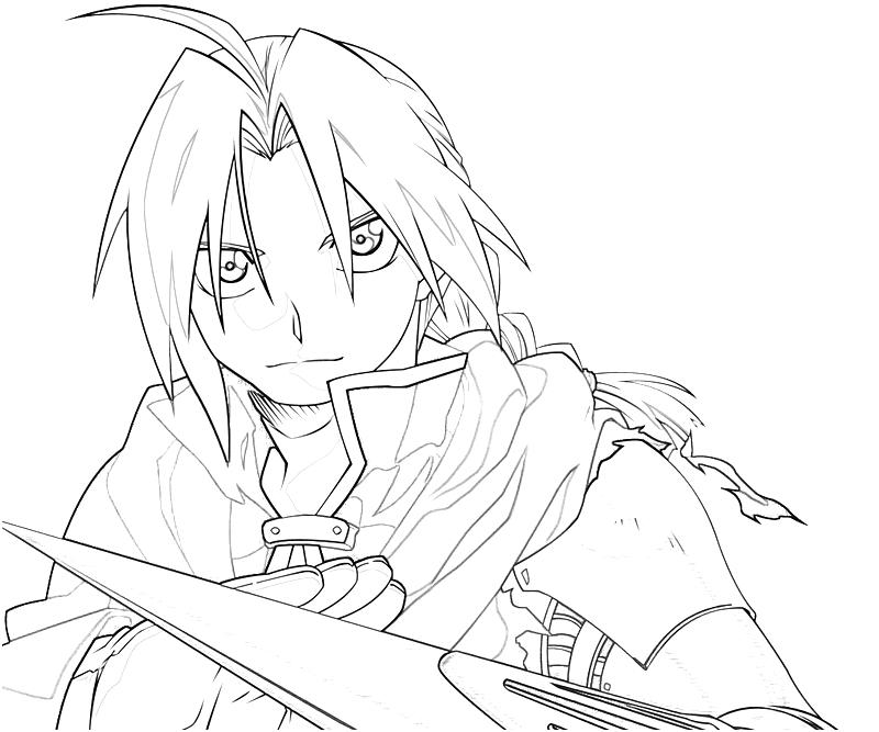 800x667 Edward Elric Coloring Pages