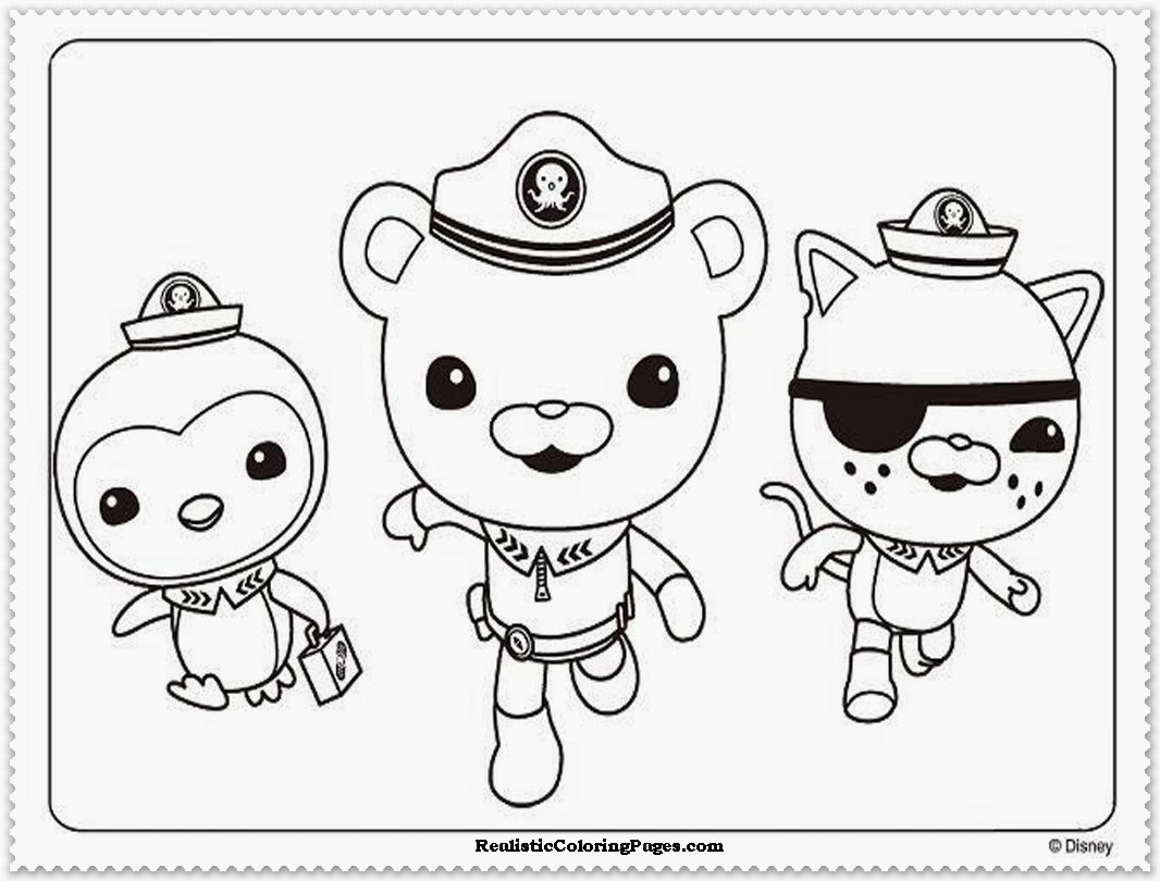 1066x810 Coloring Pages To Print Octonauts Inside Octonaut